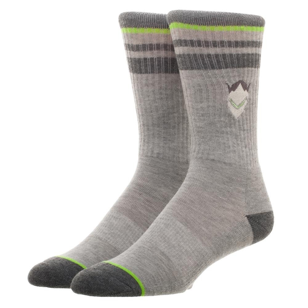 Overwatch Genji Character Men's 1 Pair Crew Socks Blizzard Bioworld Authentic